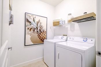 Washer/dryer included